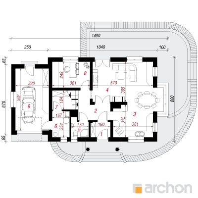 Maja raudürtides 2 1. korruse plaan