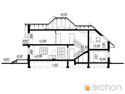 Maja raudürtides 3 lõige