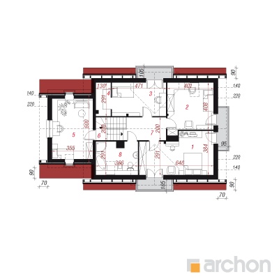  Maja raudürtides 5 2. korruse plaan