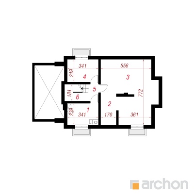  Maja raudürtides (P) 0. korruse plaan