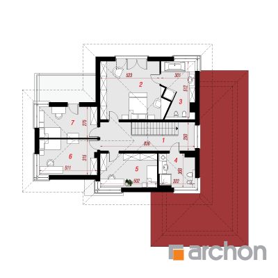  Villa Weronika 3 2. korruse plaan