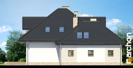 Maja jalakaliste all (N) vaade