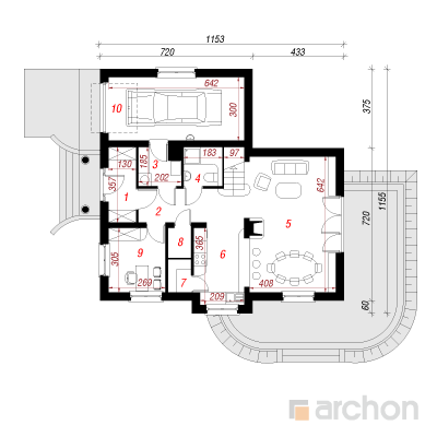  Maja kuningakeppides 2 1. korruse plaan