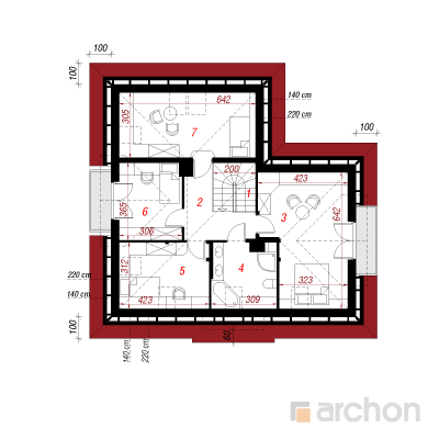  Maja kuningakeppides 2 2. korruse plaan