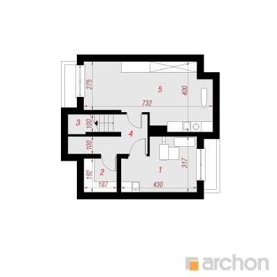  Maja viinapuudes (PN) 0. korruse plaan