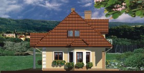 Maja viinamarjaistanduses 2 vaade