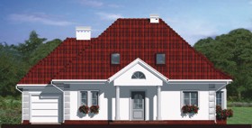 Maja viinamarjaistanduses vaade