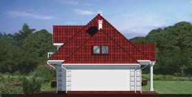 Maja viinamarjaistanduses vaade