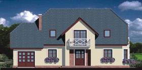 Maja kirsipuudes vaade