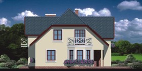 Maja kirsipuudes vaade