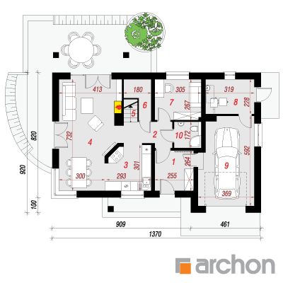  Maja sinivihmades 2 (T) 1. korruse plaan