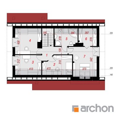  Maja sinivihmades 2 2. korruse plaan