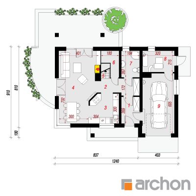  Maja sinivihmades 1. korruse plaan