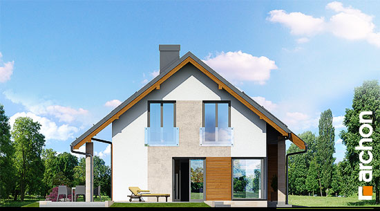 Maja sinivihmades vaade