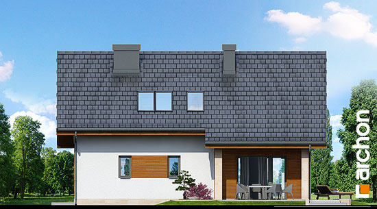 Maja sinivihmades vaade