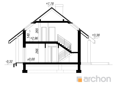 Maja sinivihmades lõige