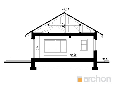 Maja kanarbikkudes lõige