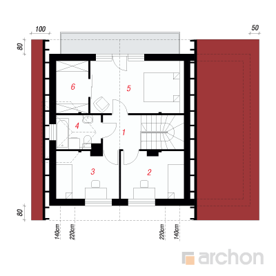  Maja künkal 3 2. korruse plaan