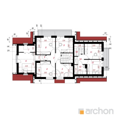  Maja künkal 2 (G) 2. korruse plaan