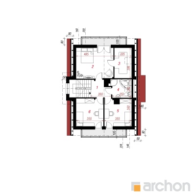  Maja luudpõõsastes 2. korruse plaan