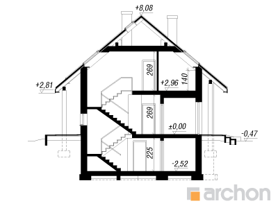 Maja kuldtähtedes (G2P) lõige