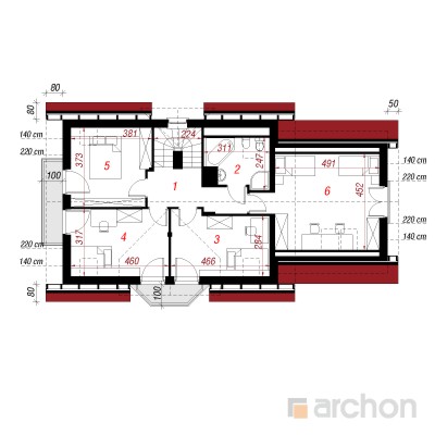  Maja jõhvikates 2 2. korruse plaan
