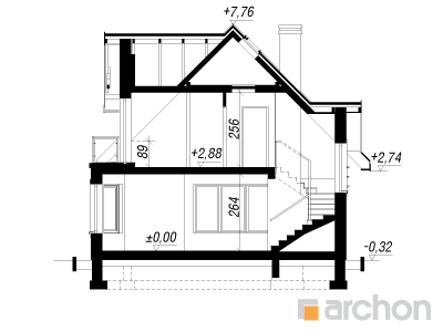 Maja jõhvikates lõige