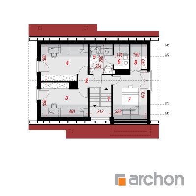  Maja helmikpööristes 2. korruse plaan